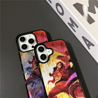 Ốp điện thoại từ tính 3D Fantasy One Piece Energy Nightmare Luffy cho iPhone 16 15 14 12 11 13 Pro Max