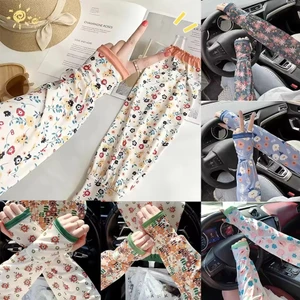 Chống Nắng Chống Tia UV Ice Silk Tay Dài Găng Tay Chống Nắng Lái Xe Đa Năng