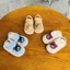 sandal gấu xoay tập đi cho bé trai - dép rọ bé gái da lộn có còi siêu mềm từ 0-3 tuổi bipbip siêu nhẹ êm chân gấu 187