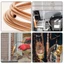 GAVESTO 1 Cuộn Dây Ống Đồng, OD 2-12mm ID 1-10mm Đồng T2 Mềm, Bền 1 Mét 99,9% Dây Đồng Nguyên Chất Điều Hòa Làm Mát
