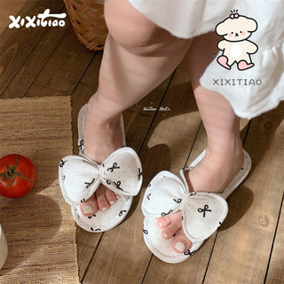 Xixitiao Phong Cách Mới Nữ Nơ Lanh Dép Bốn Mùa Đa Năng Trong Nhà Thường Ngày Thoải Mái