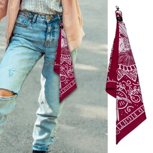 Treeling Thanh Lịch Phong Cách Vintage Khăn In Bandana Móc Khóa Quấn Tóc Cho Nam Và Nữ