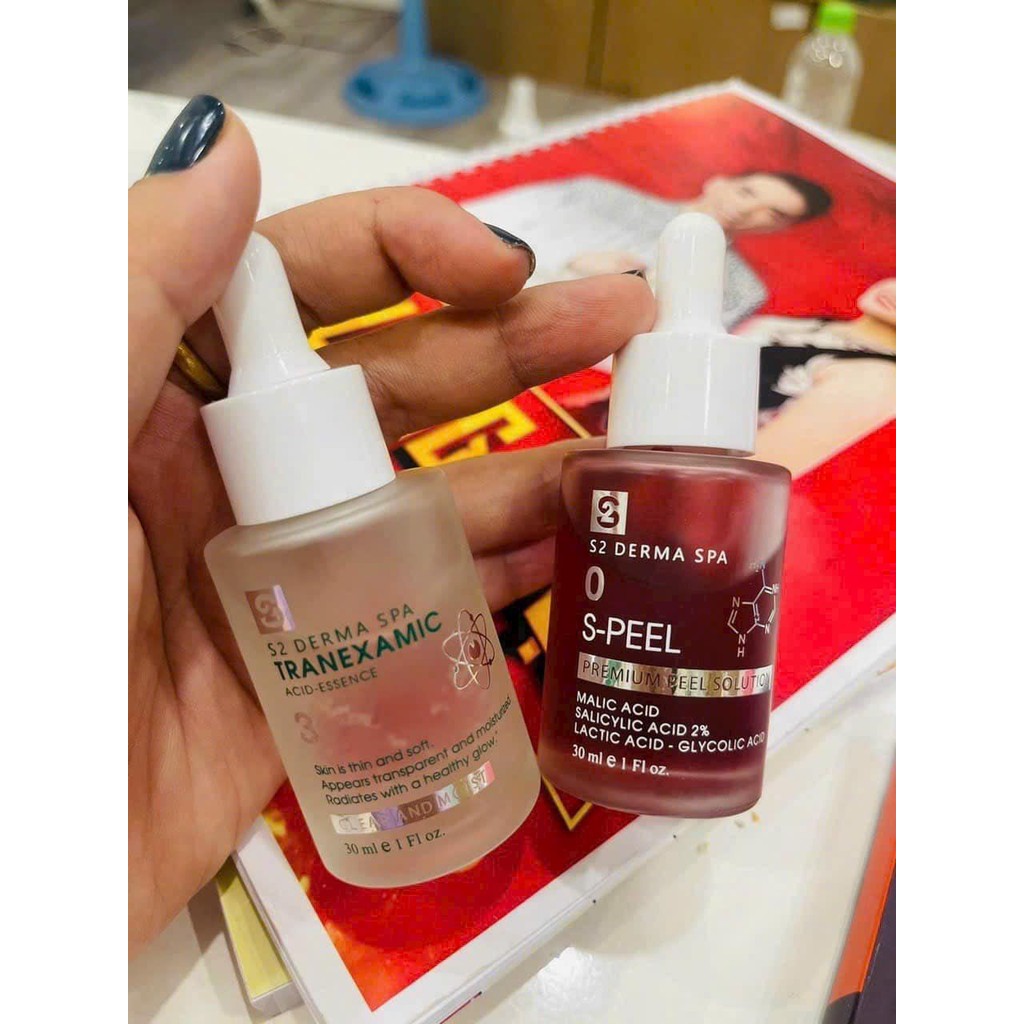 Peel sáng da mờ ƞám S2 Derma Spa Speel 30 ml