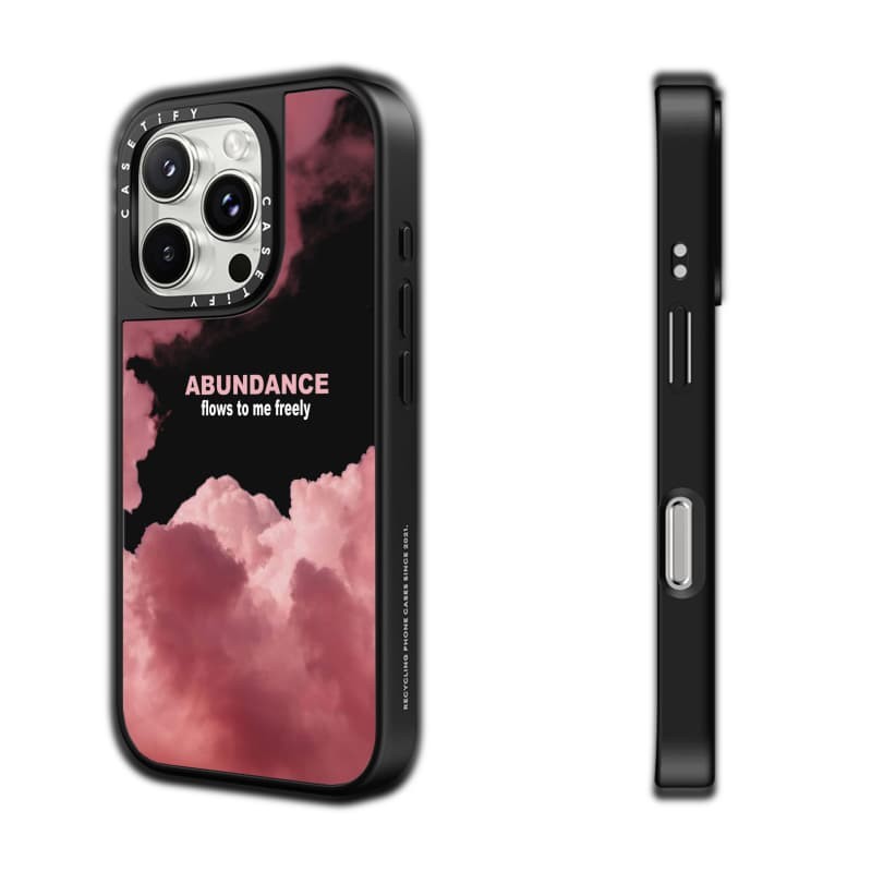 CASETiFY X Flows to me Ốp lưng tự do hút từ tính Vỏ iPhone Gương đen & bạc IPhone 16 15 14 13 12 Pro Max Plus Ốp lưng cứng có hộp khắc logo