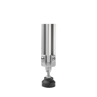 Chân đế nhôm định hình, phụ kiện nhôm định hình tiêu chuẩn Châu Âu 3030/4040, phụ kiện bánh xe sàn, đầu nối nối GUVI
