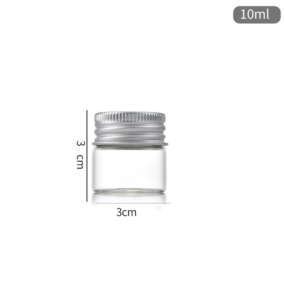 10ml / 20ML / 30ML / 40ML / 50ML Mini Chai Thủy Tinh Trong Suốt Nắp ...