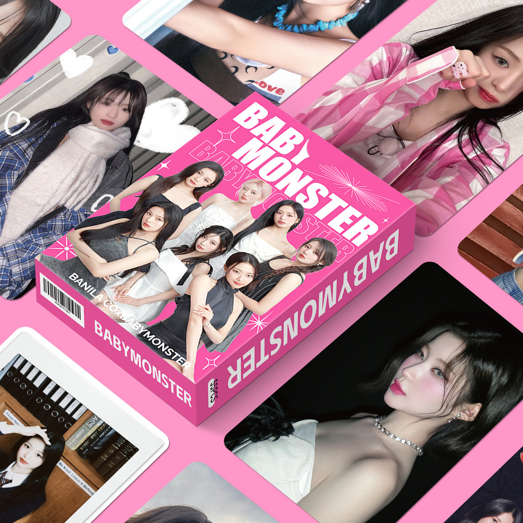 30-55 Chiếc BM Hello Monsters Holographic Lomo Cards DRIP BABYMONS7ER ...