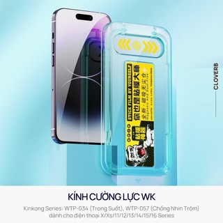 Kính Cường Lực Chống Nhìn Trộm cho iPhone 17 Pro Max Wekome KinKong Kèm Khung Dán