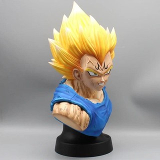 37cm Dragon Ball Anime Hình Gk Magic Vegeta 1: 1 Half Bust Super Saiyan PVC Hình