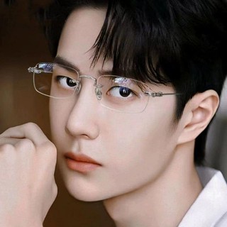 Retro Không Vành Kính Thời Trang UV400 Dây Vàng Kính Mắt Khung Nhỏ Kính Mát Nhẹ Khung Kim Loại Kính Mắt Kính Mắt Dành Cho Nữ Người