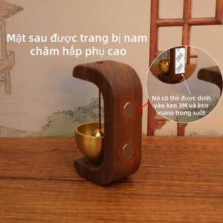 Chuông Gió Bằng Gỗ Đồng Vintage Chuông Gió Bằng Gỗ Trang Trí Cửa Hàng Nhà Cửa Tạo Không Gian Dễ Chịu