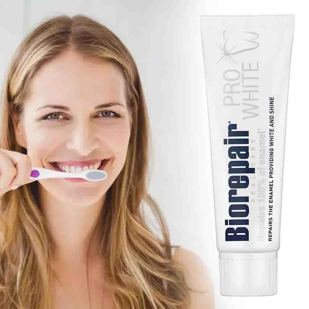 Biorepair Pro White Toothpaste 75ml repair enamel·white & shine 75ml