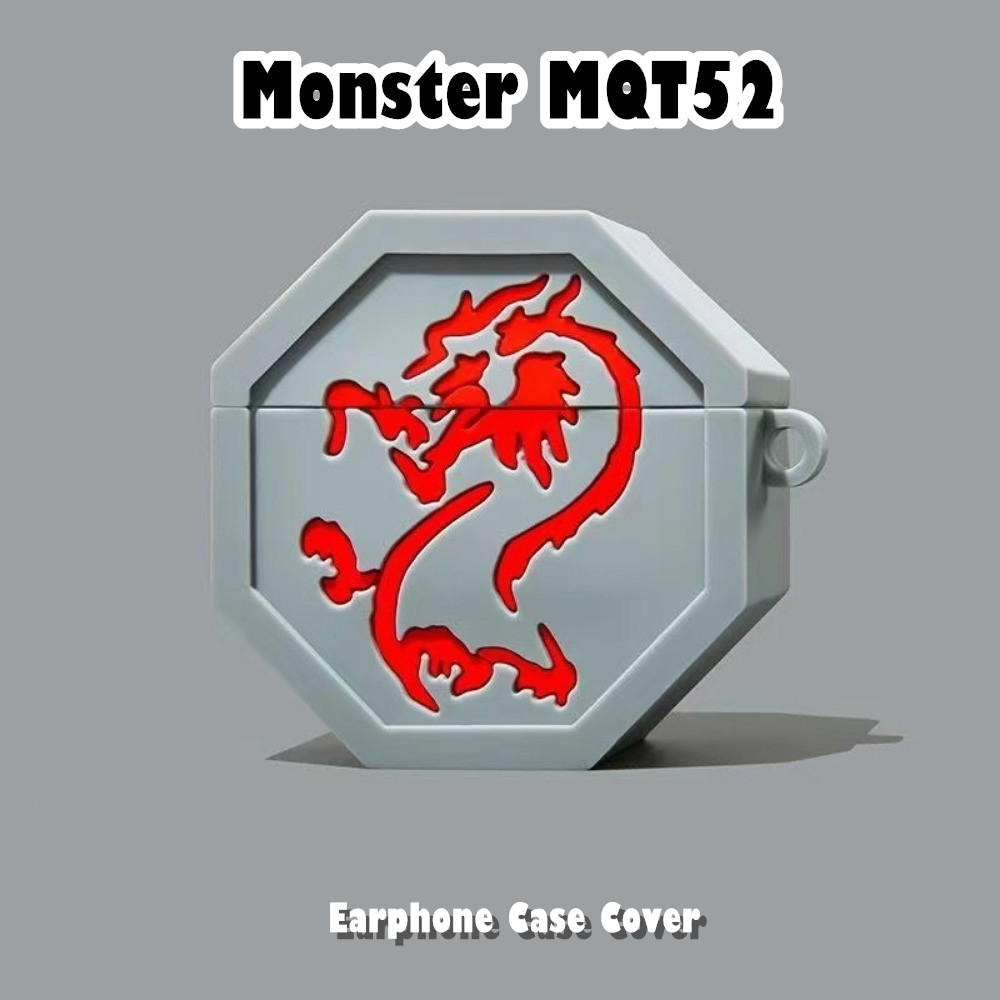 [Ngôi sao tương lai] Dành cho vỏ Monster MQT52 Vỏ silicon mềm Phim hoạt hình Vỏ tai nghe thú vị