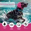FUHUIOT Dog Calming Earmuff, Bảo vệ thính giác Giảm tiếng ồn Vỏ tai chó, Có thể điều chỉnh cách âm Chống nước chống ồn Tai nghe cho chó Thunder