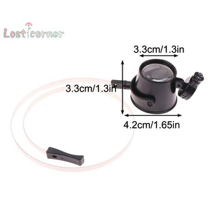 Lostcorner Gắn 15X Sửa Chữa Kính lúp Với Đèn LED Có Thể Điều Chỉnh Sửa Chữa Đồng Hồ Trang Sức Dụng Cụ Kính lúp Đồng Hồ Dụng Cụ Phụ Kiện Mới