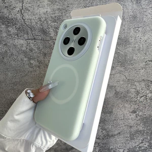 Dành Cho Oppo Find X9 Pro X8 X8 Pro X8 Ultra Cao Cấp Từ Tính Thoải Mái Cảm Ứng Mềm Thật Chất Lỏng Silicon Chống Sốc Vỏ Điện Thoại