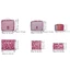 FAVORITEGOODS 6 Chiếc Vali Du Lịch Sắp Xếp, Bộ Quần Áo Giày Du Lịch, Vali Du Lịch Di Động Túi Trang Điểm Kích Thước Lớn