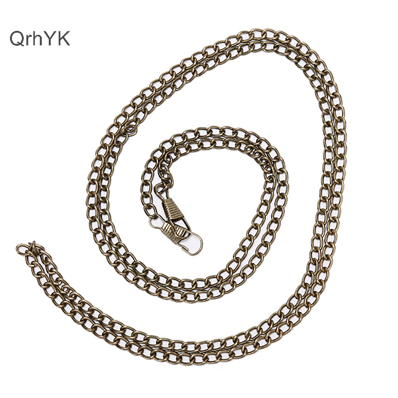 Nhà Máy Thời Trang DIY Dài 120cm Kim Loại Thay Thế Tay Cầm Dây Đeo Vai Dây Đeo Qrhyk