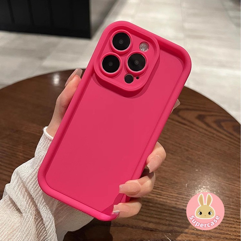 Ốp Lưng Màu Kẹo Macaron Sang Trọng Cho iPhone 15 Pro Max 15 Plus 14 Pro Max 14 Plus 13 12 11 Pro Max Ốp Lưng Điện Thoại Cho Cô Gái Thoáng Mát Bé Trai Silicon Mềm