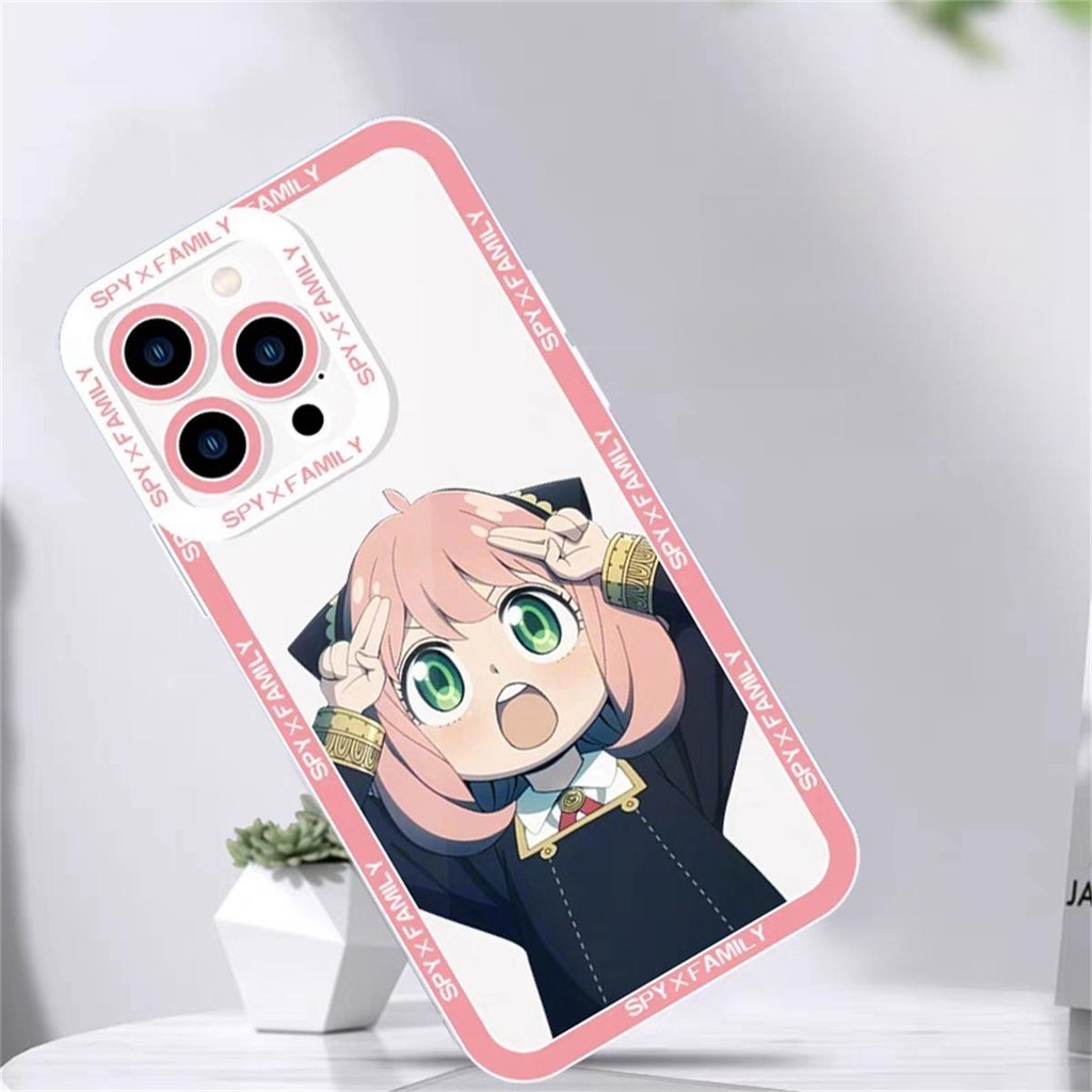 Ốp Lưng Cho Samsung Galaxy A54 A55 A25 A15 A22 A23 A30 A20 A31 A32 A33 A50 A50S A30S Anime SPY Family Anya Clear TPU Silicone Phim Hoạt Hình Mềm Mại Cặp Đôi Dễ Thương Vỏ Điện Thoại