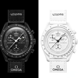 Đồng hồ nam Moonwatch Chất liệu nhựa Chronograph Mã thể thao Đồng hồ cặp đôi thời trang