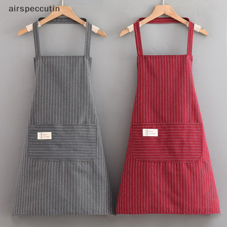 Airspecutin 1 Tạp dề không tay đơn giản Nhà bếp Tạp dề nấu ăn bằng vải Polyester gia dụng có túi Bảo vệ quần áo cho thợ cắt tóc Họa sĩ đầu bếp EN