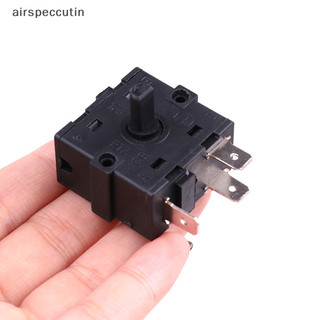 Airspecutin 3 / 5 Pin 2 / 4 Vị trí Bộ chọn quay AC 250V 16A Máy sưởi phòng điện EN
