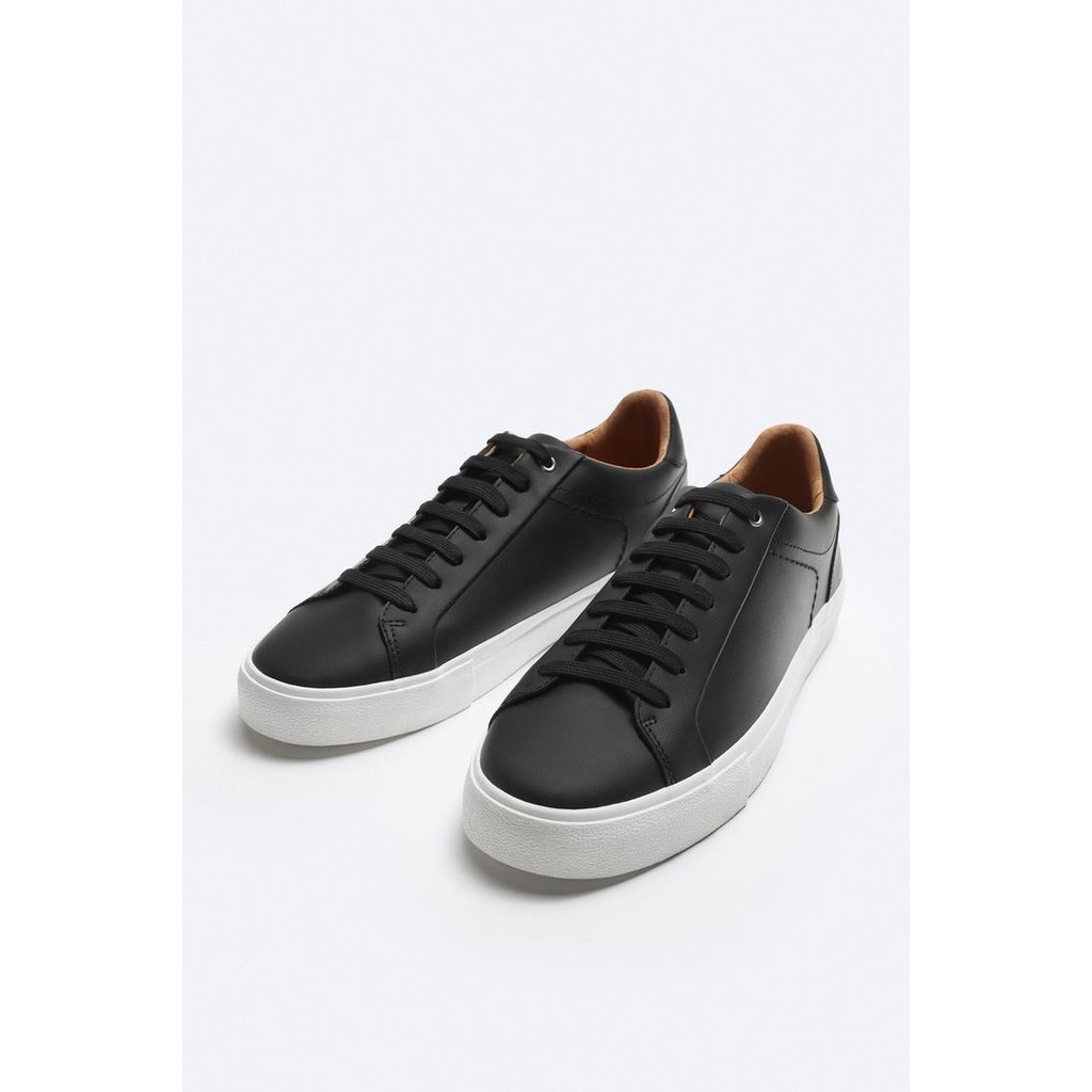 Giày sneaker Zara chính hãng Black White Classic - Dáng cổ điển