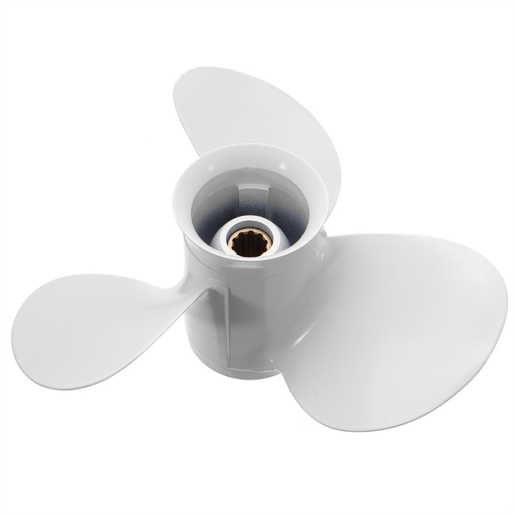 [Dreamedge] Phụ kiện cánh quạt phía ngoài biển 9-7 / 8 X 12 cho 20-30HP 664-45954-001-EL Cánh quạt biển hợp kim nhôm 10 Spline Răng