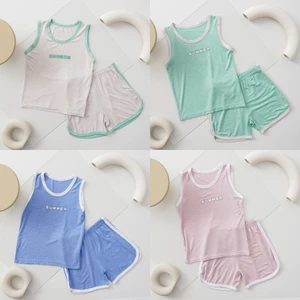 Trẻ Em Ice-Feeling Vest Phù Hợp Với 100-180 Kích Thước Vừa Lớn Trẻ Em Mùa Hè Mỏng Phù Hợp Với Phong Cách Mới Nữ Nam Rời Thường Ngày Homewear RHHE