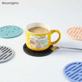 Moonlights Thực Phẩm Silicone Cup Coaster Silicone Coaster Cup Pad Trượt Cách Nhiệt Miếng Lót Cốc Thảm Nóng Uống Nhà Phụ Kiện Nhà Bếp EN