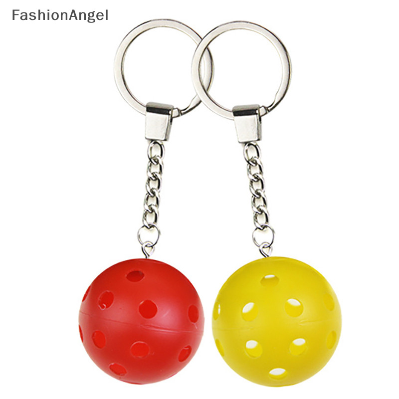 FashionAngel Thể Thao Phong Cách Pickleball Móc Khóa Unisex Kim Loại Pickleball Vợt Móc Khóa Túi Ví Ba Lô Trang Trí Phụ Kiện TH