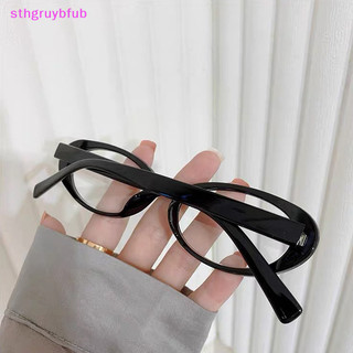 Sthb Y2K Retro Khung Hình Bầu Dục Chống Ánh Sáng Xanh Kính Ngọt Ngào Mát Bé Gái Kính Đen Vintage Đơn Giản Nữ Bảo Vệ Mắt Kính VN