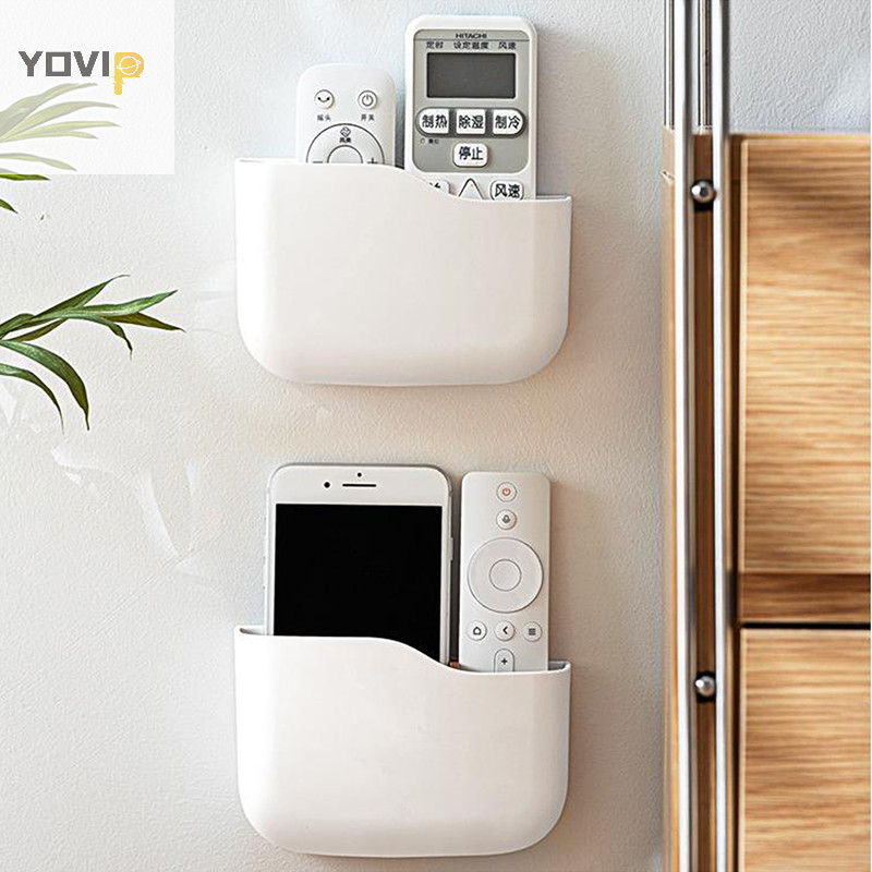 Yovip Đa Năng Treo Tường Giá Để Đồ Điều Khiển Từ Xa Tổ Chức Hộp Bảo Quản Cho Tivi Điều Hòa Điện Thoại Cắm Giá VN