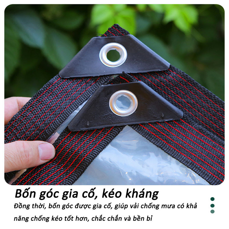 Bạt nhựa trong suốt,Bạt PVC che mưa，Dày, ánh sáng tốt, chống lạnh, bảo quản nhiệt，Nhiều tùy chọn kích thước