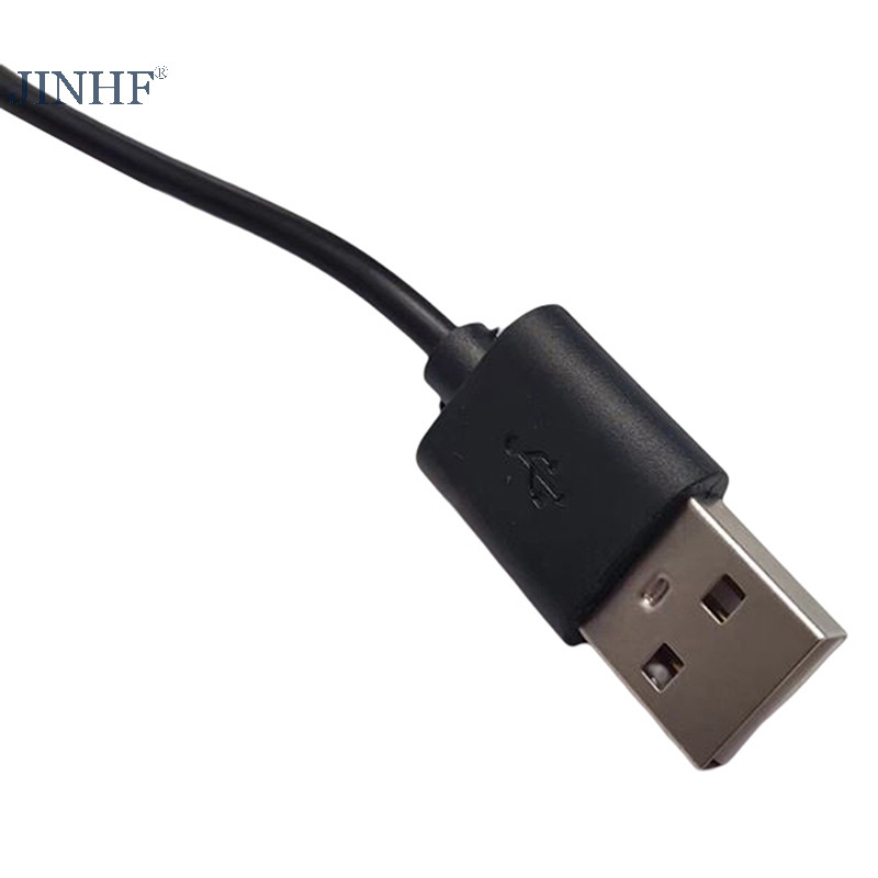 Dây sạc cáp sạc JINHF USB sang AUDIO 2.5mm cho máy mát xa đũa phép có thể sạc lại (Đen 24AWG) HOT