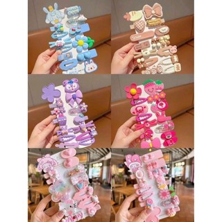 Set kẹp,Cặp,Cột tóc 14 món cho bé gái hình hoạt hình cute xinh xắn Dễ thương