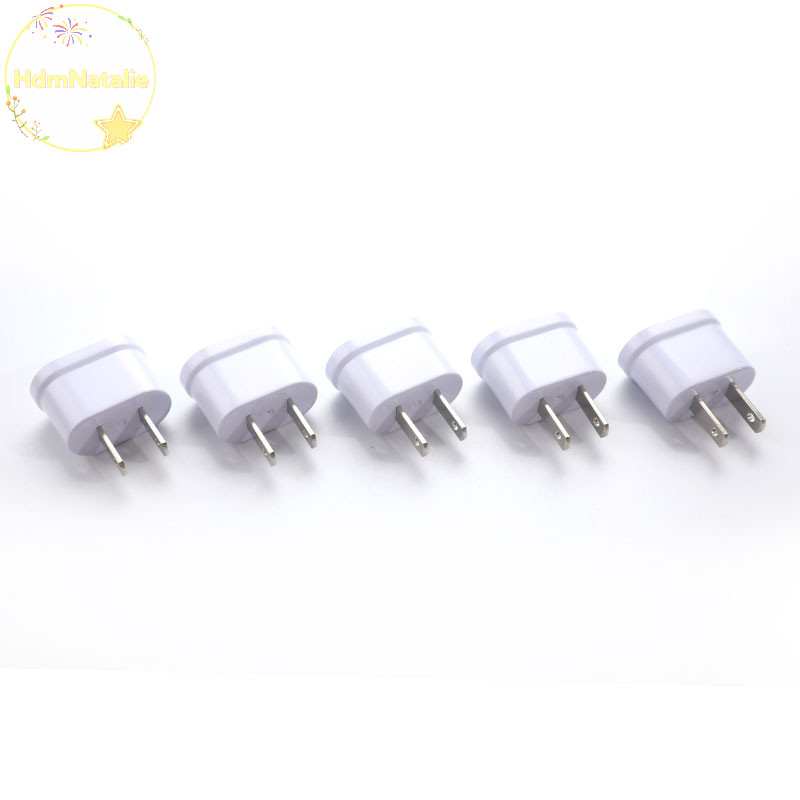 Hdmnatalie US Plug to EU Plug Round And Flat Phích cắm chuyển đổi mục đích kép Ổ cắm chuyển đổi VN