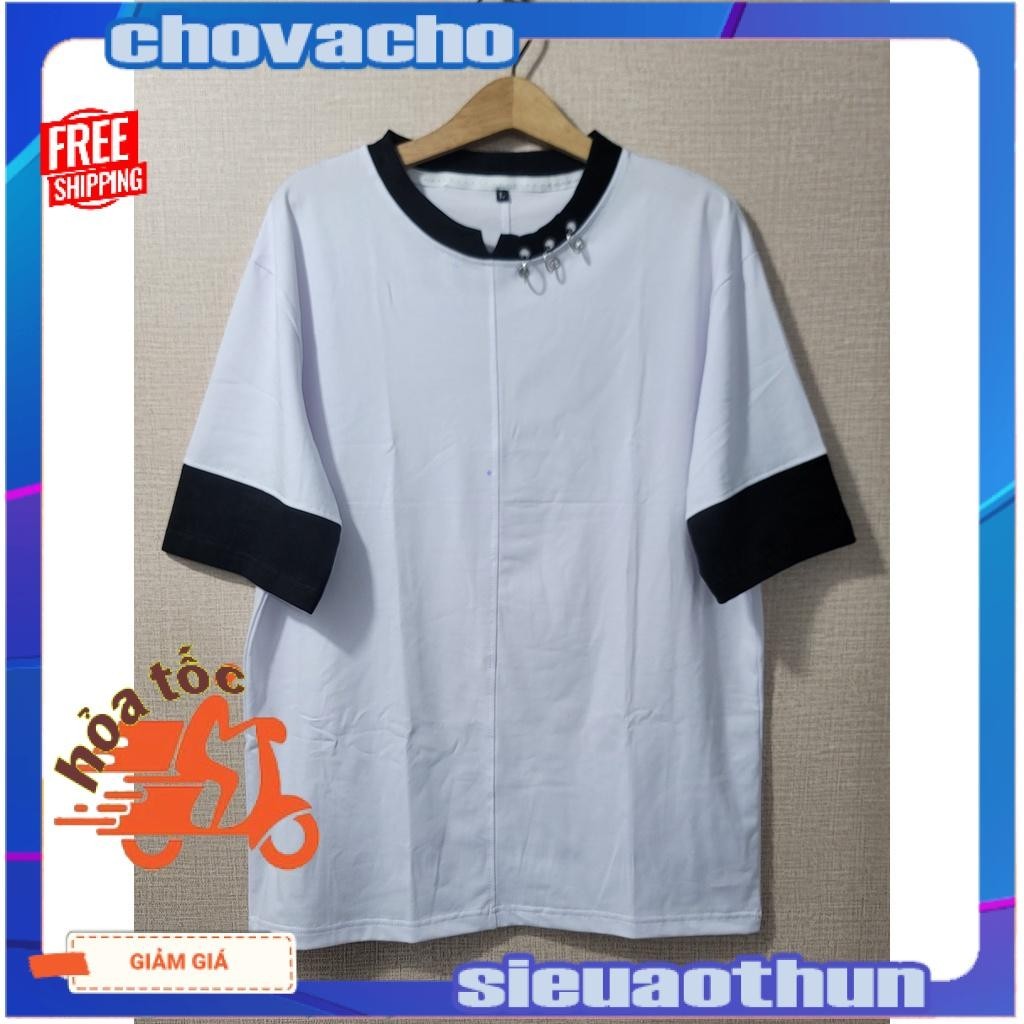 Áo thun Stee Mix khoen cổ CVC - Giá sỉ Unisex