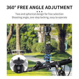 Cho Osmo Pocket 3 Thể Thao Camera Đứng Hành Động 4 Xe Đạp Đi Xe Máy Chụp Cố Định Đứng Insta360 GO3 Toàn Cảnh Camera Đế Cố Định