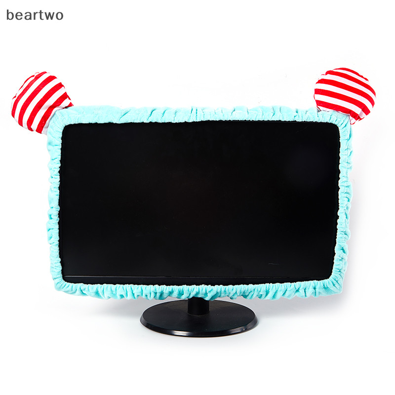 < Beartwo > Màn hình máy tính xách tay chống bụi dễ thương Vỏ bảo vệ trang trí Đẹp