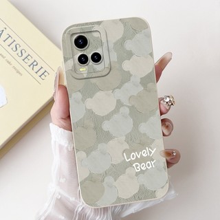 Vivo Y21 2021 Y21a Y21e Y21G Y21s Y21t Y32 Y33s 4G Y33t Vỏ Bảo Vệ Ống Kính 2024 Vỏ Điện Thoại Silicon Mềm Sơn Thời Trang