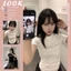 Áo thun cộc tay kiểu nữ croptop ôm body phong cách tỷ tỷ hottrend XIMIMI SP163