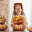 MỘT Halloween Sư Tử Trang Phục Băng Đô Quấn Tóc Đuôi Cho Bé Tiệc Sinh Nhật