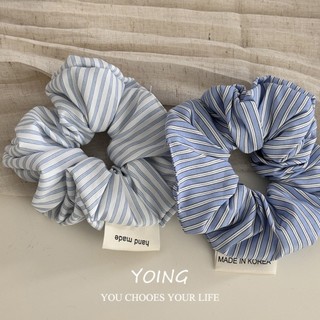 Yoing / Phiên Bản Hàn Quốc Sang Trọng Pinstripes Nhỏ Tươi Ren Tóc Vải Phụ Kiện Tóc