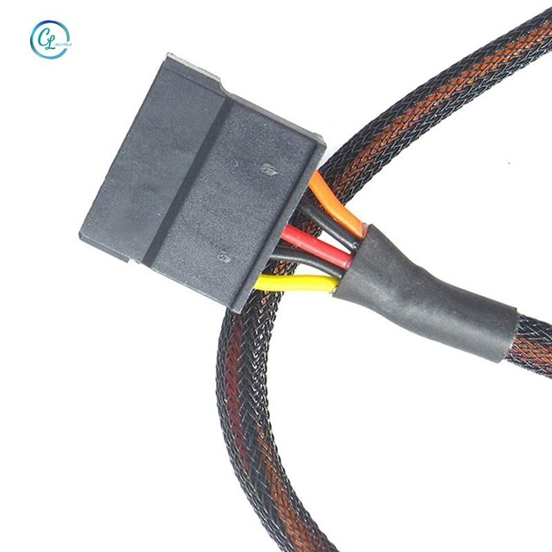 Nhỏ 6P Sang Bộ Chia 15P SATA Dây Cáp Nguồn Cho DELL Vostro 3650 3653 3655 Máy Tính Để Bàn HDD SSD Cáp Nguồn