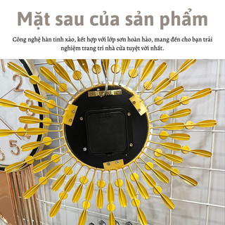Đồng Hồ Treo Tường Myd.23 Lắp Đặt Nhanh Chóng Kim Trôi Êm Thiết Kế Tỉ Mỉ Sang Trọng Tạo Điểm Nhấn Ngôi Nhà