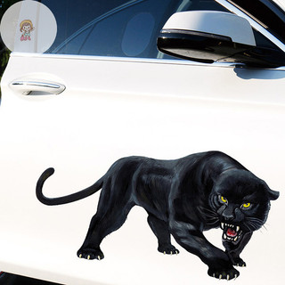 Twe Phim Hoạt Hình 3D Dán Xe Ô Tô Động Vật Black Panther gầm Ốp Lưng Bao Trầy Xước VN