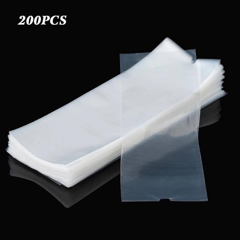 Hộp tráng men|Eztat2 200 chiếc Vỏ máy xăm dùng một lần - Túi đựng bút nhựa