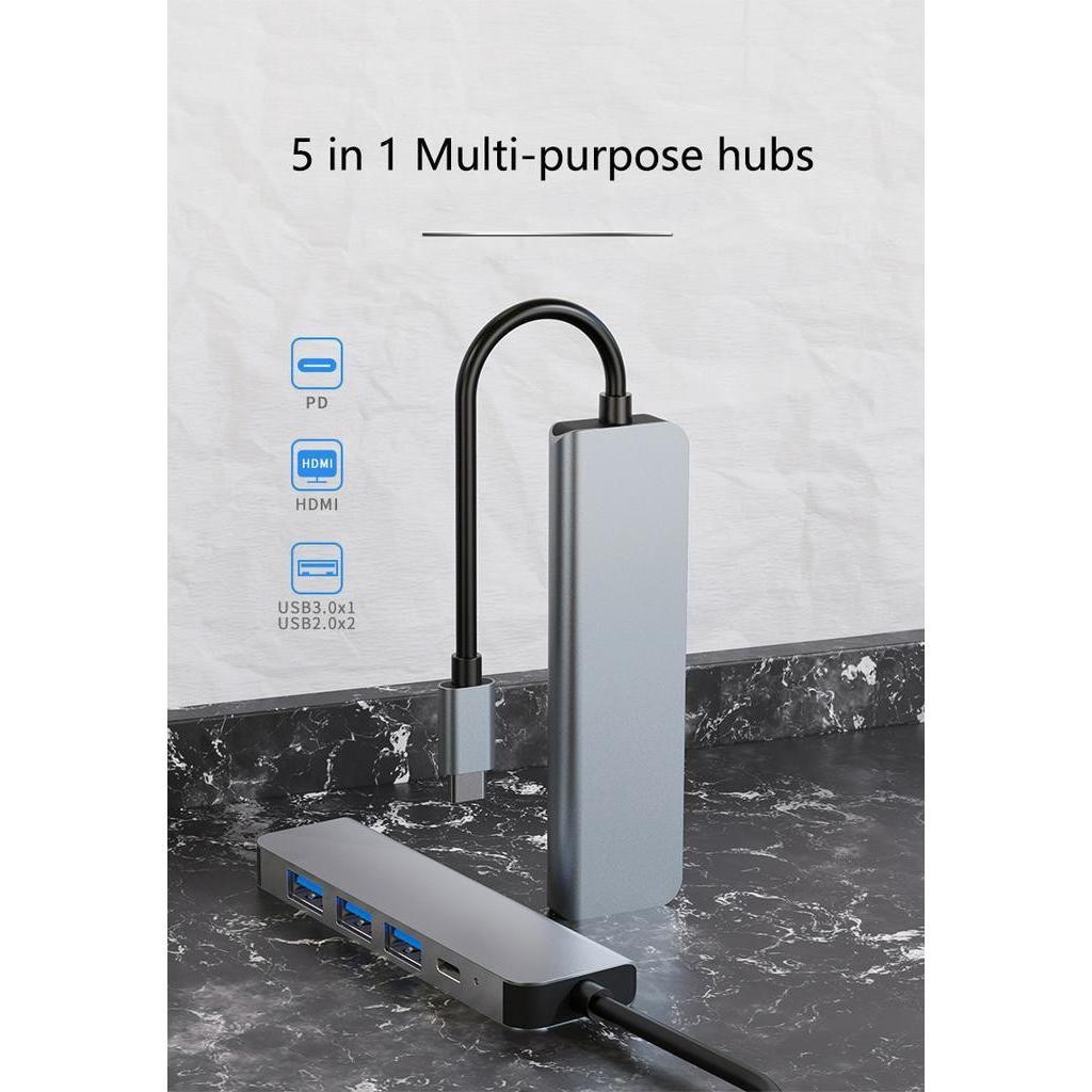 Hub Type C USB 3.0 4K HDMI PD 100W HUB đa cổng có cổng USB HDMI PD cho ...